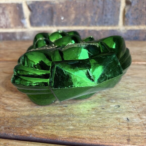 Jumbo Shatterproof Christmas Ornament Christmas Tree Green Gold 9”x6.5” - Picture 5 of 7